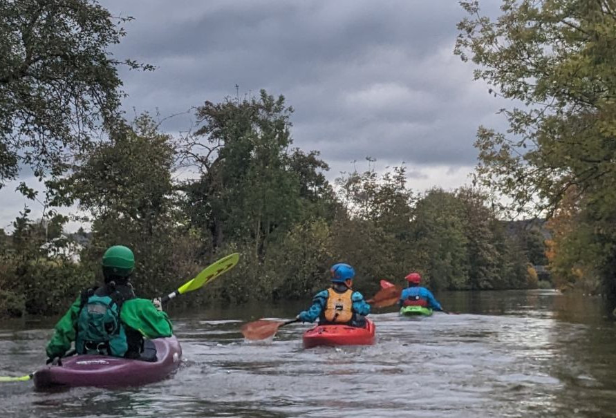 Paddeln auf der Emmer